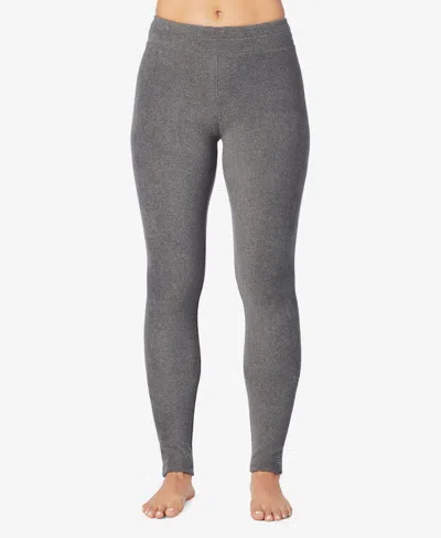 Cuddl Duds Petite Fleecewear Stretch Leggings In Gray