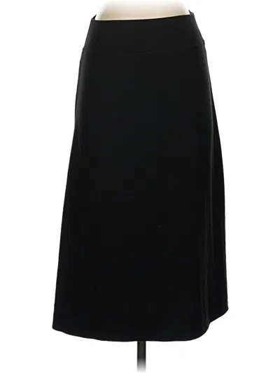 Pre-owned Cuddl Duds Formal Skirt In Black
