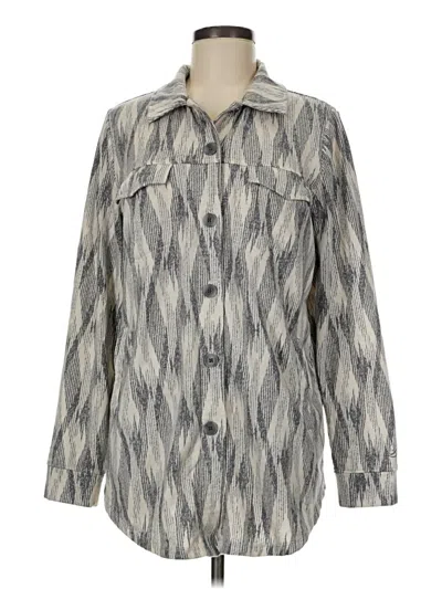 Pre-owned Cuddl Duds Jacket In Gray