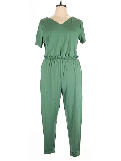 Pre-owned Cuddl Duds Jumpsuit In Green
