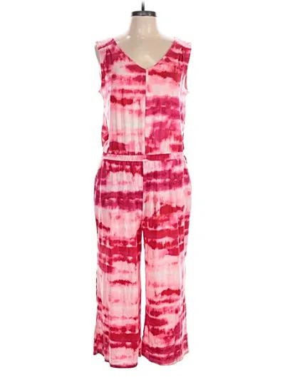 Pre-owned Cuddl Duds Jumpsuit In Pink