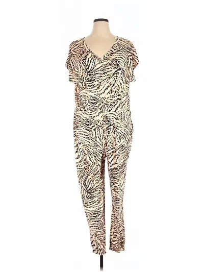 Pre-owned Cuddl Duds Jumpsuit In White