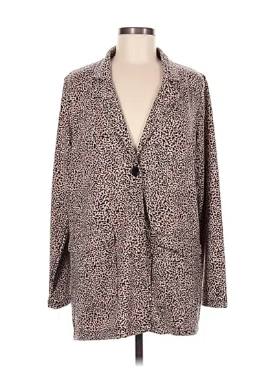 Pre-owned Cuddl Duds Kimono In Brown