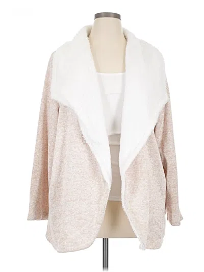 Pre-owned Cuddl Duds Kimono In Ivory