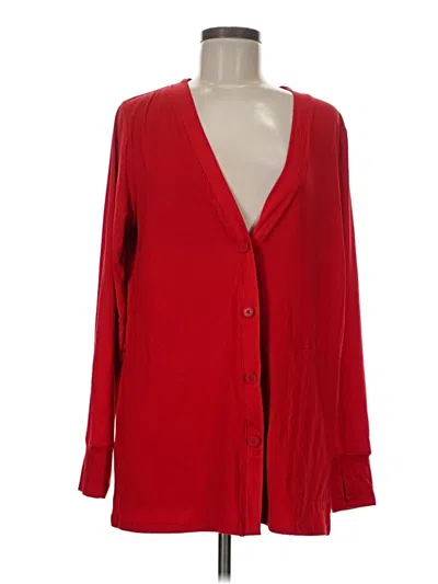 Pre-owned Cuddl Duds Kimono In Red
