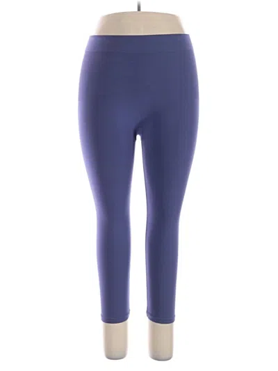 Pre-owned Cuddl Duds Leggings In Blue