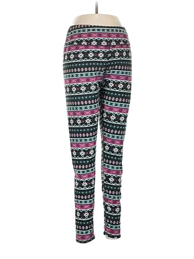 Pre-owned Cuddl Duds Leggings In Pink