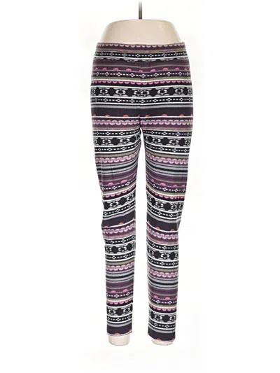 Pre-owned Cuddl Duds Leggings In Purple