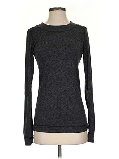 Pre-owned Cuddl Duds Long Sleeve T-shirt In Black