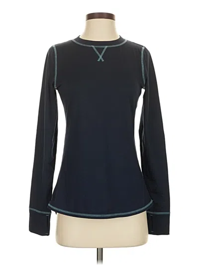 Pre-owned Cuddl Duds Long Sleeve T-shirt In Blue