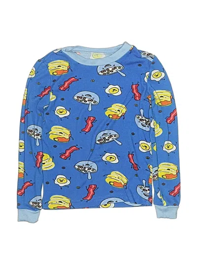 Pre-owned Cuddl Duds Kids' Long Sleeve T-shirt In Blue