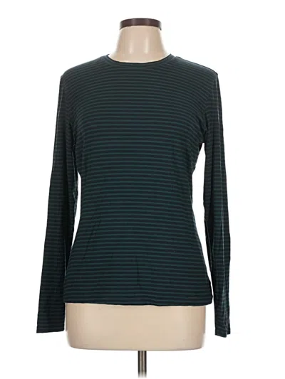 Pre-owned Cuddl Duds Long Sleeve T-shirt In Blue