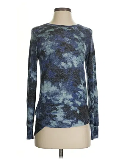 Pre-owned Cuddl Duds Long Sleeve T-shirt In Blue