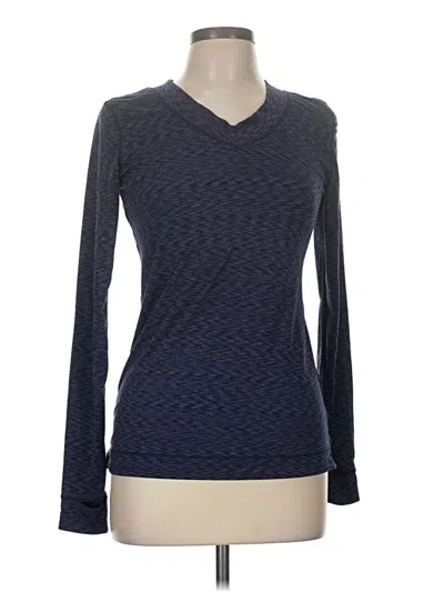 Pre-owned Cuddl Duds Long Sleeve T-shirt In Blue