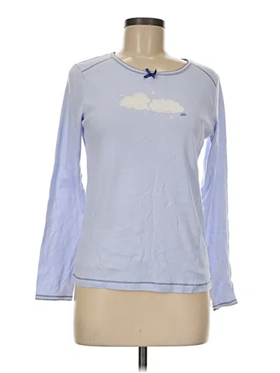 Pre-owned Cuddl Duds Long Sleeve T-shirt In Blue