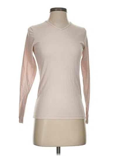 Pre-owned Cuddl Duds Long Sleeve T-shirt In Brown