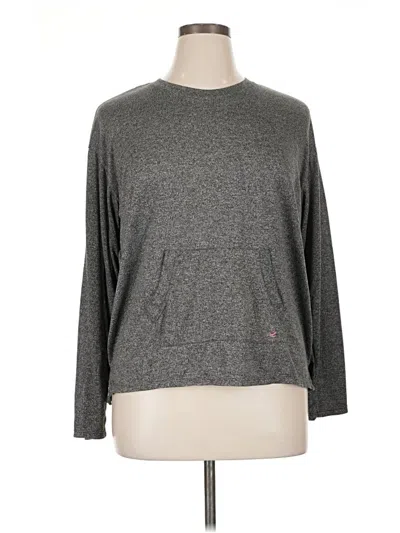 Pre-owned Cuddl Duds Long Sleeve T-shirt In Gray