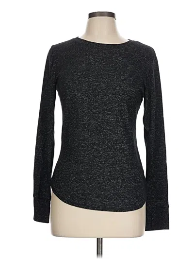 Pre-owned Cuddl Duds Long Sleeve T-shirt In Gray