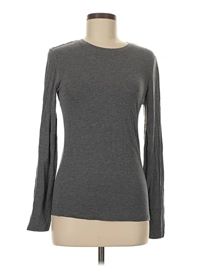 Pre-owned Cuddl Duds Long Sleeve T-shirt In Gray