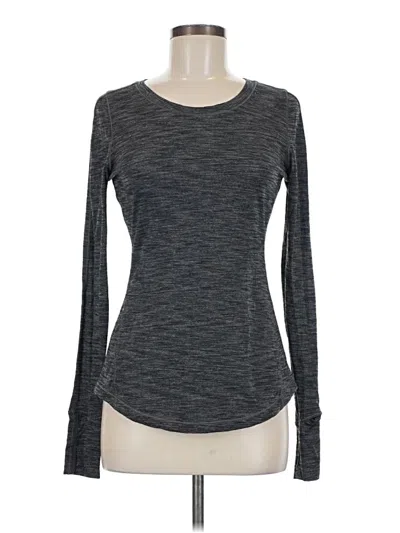 Pre-owned Cuddl Duds Long Sleeve T-shirt In Gray