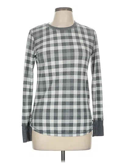 Pre-owned Cuddl Duds Long Sleeve T-shirt In Gray
