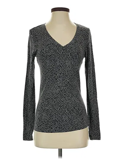 Pre-owned Cuddl Duds Long Sleeve T-shirt In Gray