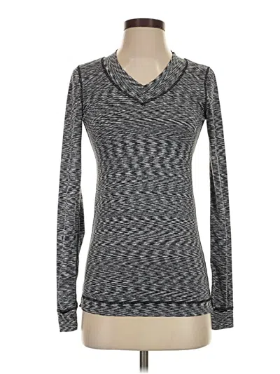 Pre-owned Cuddl Duds Long Sleeve T-shirt In Gray