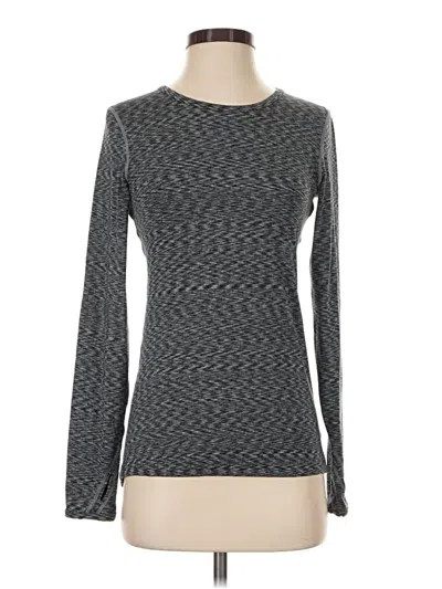 Pre-owned Cuddl Duds Long Sleeve T-shirt In Gray