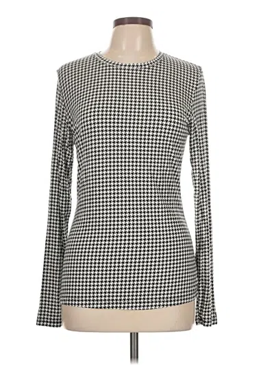 Pre-owned Cuddl Duds Long Sleeve T-shirt In Silver