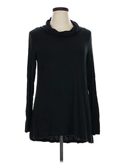 Pre-owned Cuddl Duds Long Sleeve Turtleneck In Black