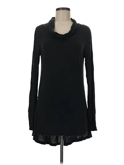Pre-owned Cuddl Duds Long Sleeve Turtleneck In Black