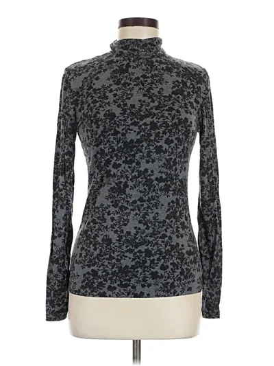 Pre-owned Cuddl Duds Long Sleeve Turtleneck In Gray