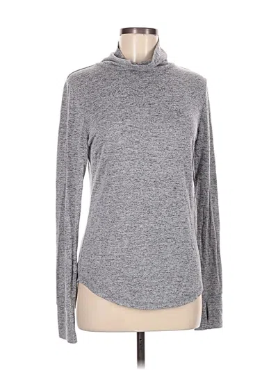 Pre-owned Cuddl Duds Long Sleeve Turtleneck In Gray