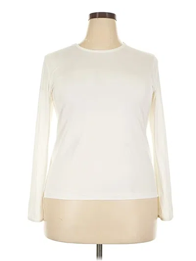 Pre-owned Cuddl Duds Long Sleeve Turtleneck In Ivory