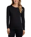 CUDDL DUDS CLIMATESMART LONG-SLEEVE CREWNECK TOP