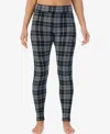 Cuddl Duds Petite Fleecewear Stretch Leggings In Green