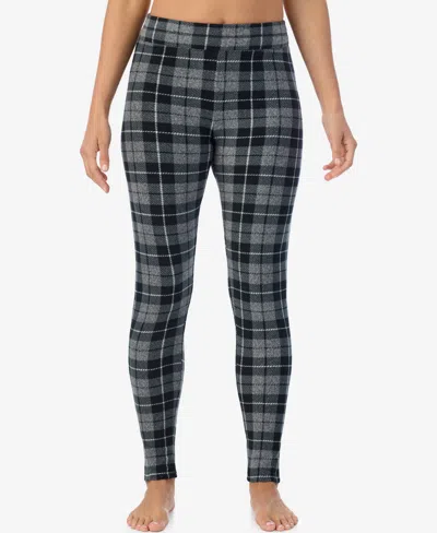 Cuddl Duds Petite Fleecewear Stretch Leggings In Green