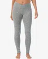 Cuddl Duds Petite Soft Knit Leggings In Gray