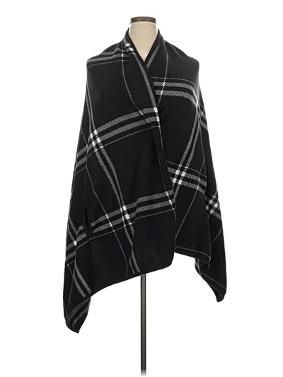 Pre-owned Cuddl Duds Poncho In Black