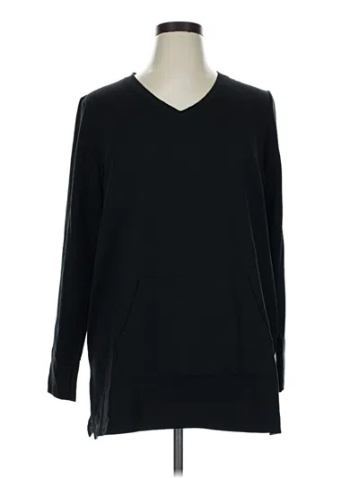 Pre-owned Cuddl Duds Pullover Sweater In Black