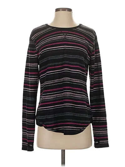 Pre-owned Cuddl Duds Pullover Sweater In Black