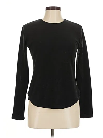 Pre-owned Cuddl Duds Pullover Sweater In Black