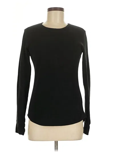 Pre-owned Cuddl Duds Pullover Sweater In Black