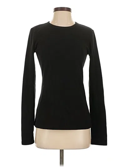 Pre-owned Cuddl Duds Pullover Sweater In Black