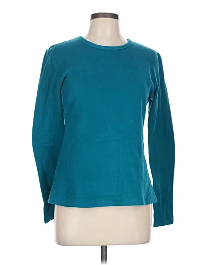 Pre-owned Cuddl Duds Pullover Sweater In Blue