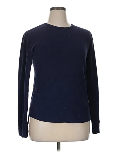 Pre-owned Cuddl Duds Pullover Sweater In Blue