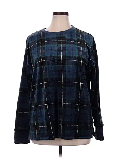 Pre-owned Cuddl Duds Pullover Sweater In Blue