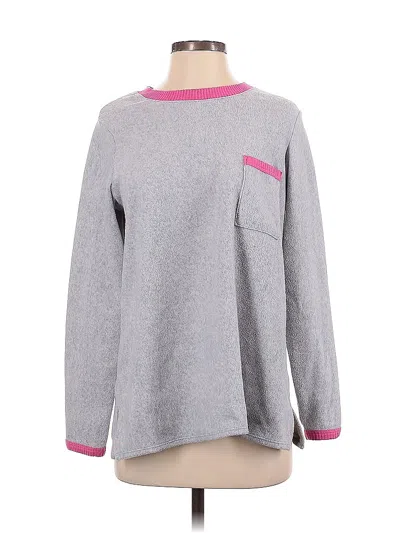 Pre-owned Cuddl Duds Pullover Sweater In Gray