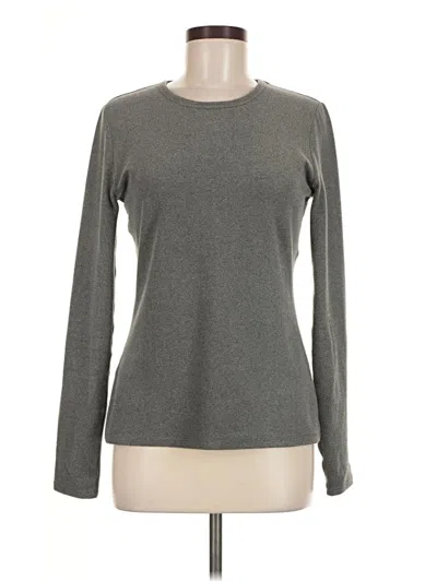 Pre-owned Cuddl Duds Pullover Sweater In Gray