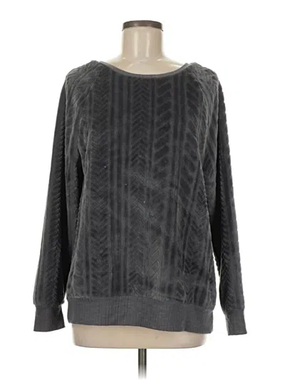 Pre-owned Cuddl Duds Pullover Sweater In Gray